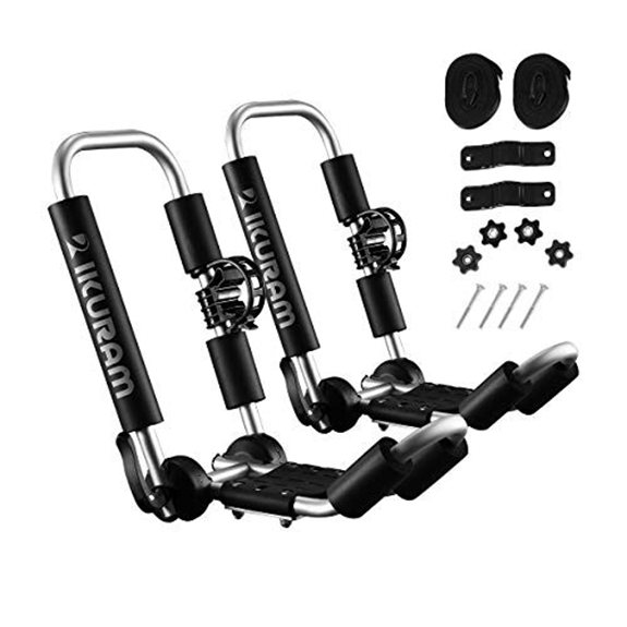 folding universal j style roof rack