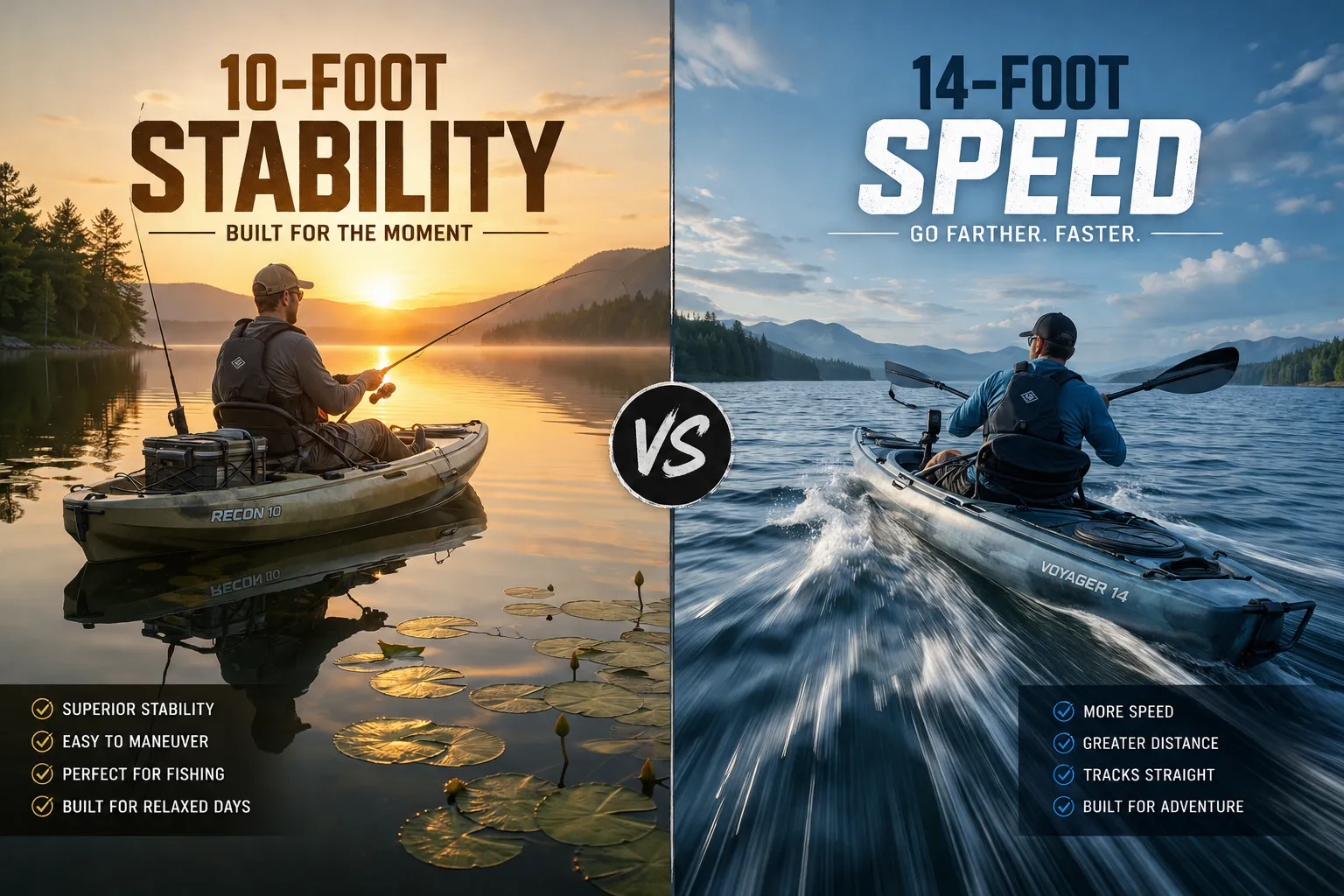 How Does Kayak Length Affect Stability and Speed?