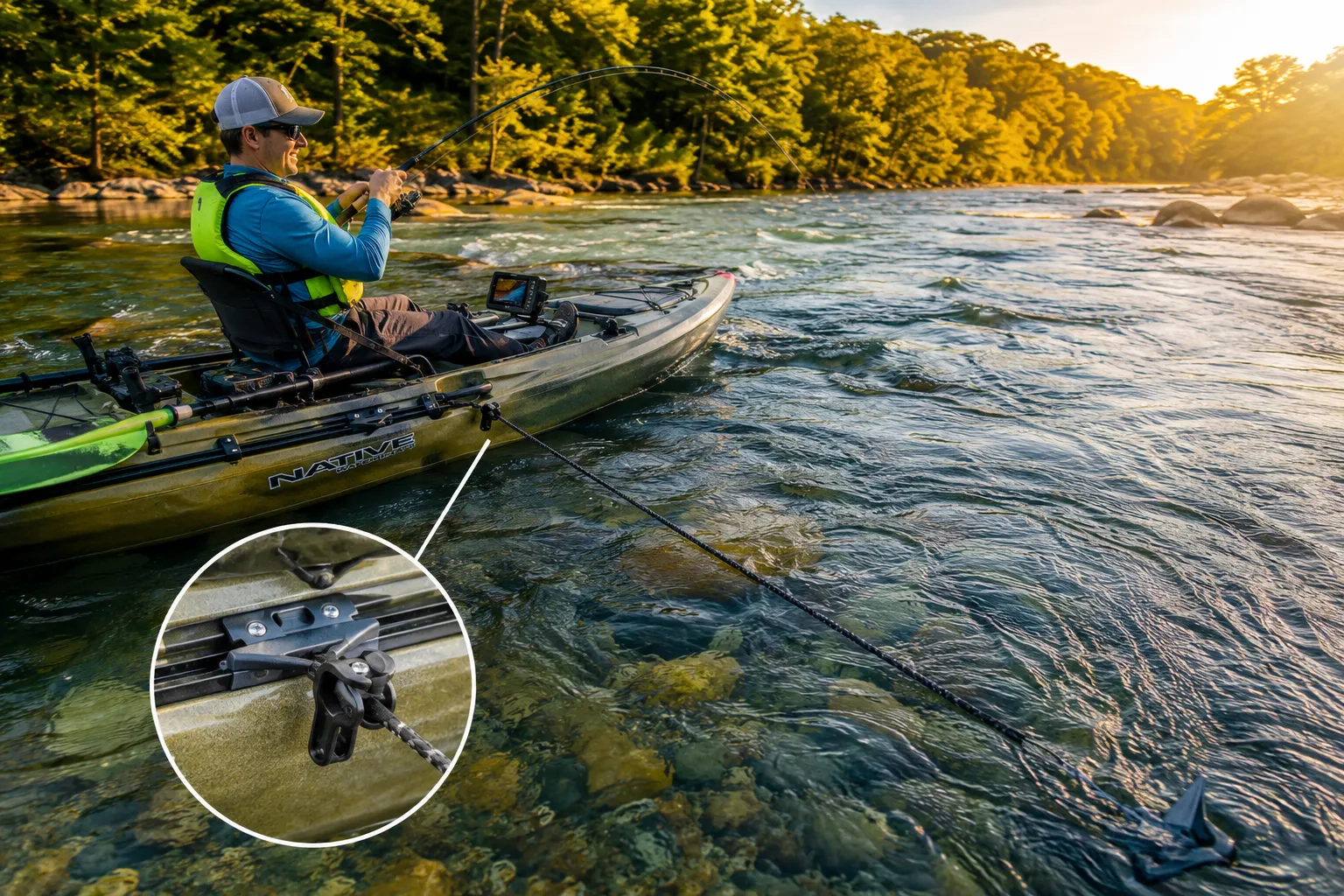 How to Anchor a Kayak in Current