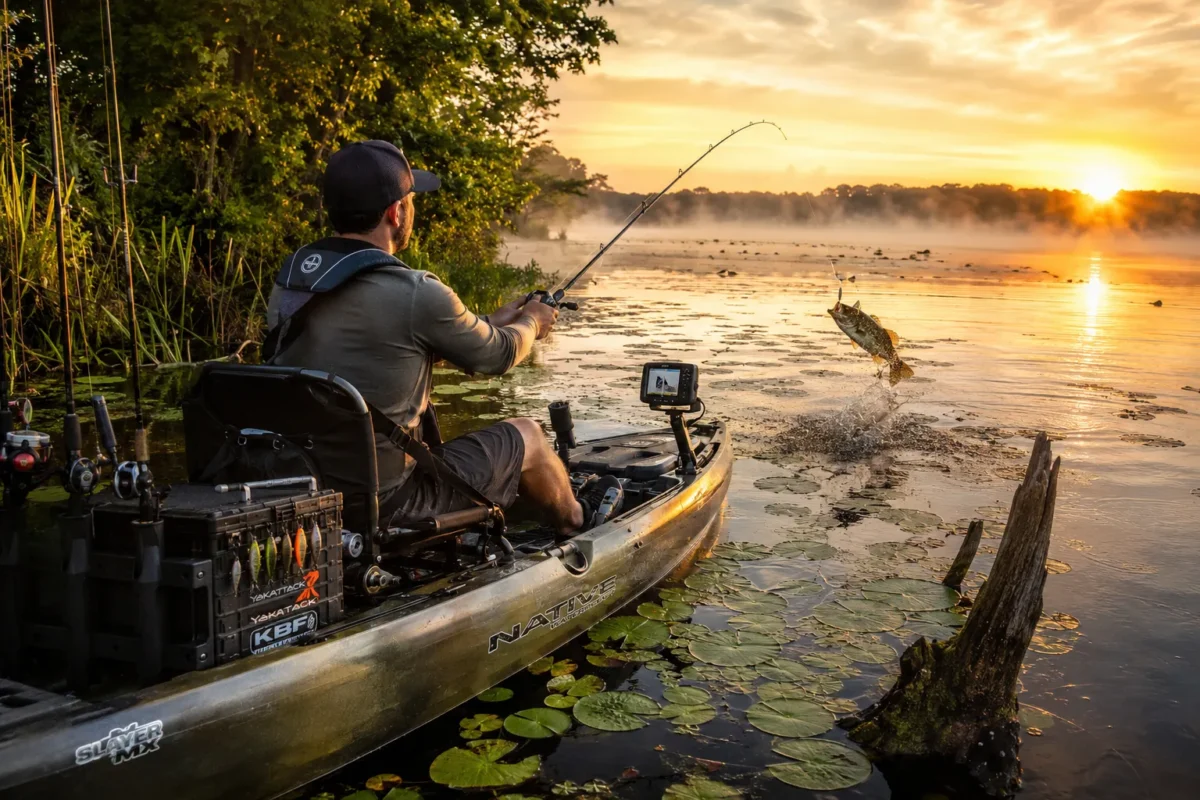 How to Bass Fish From a Kayak