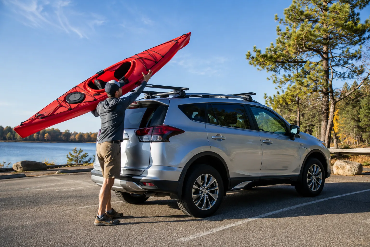 How to Load a Kayak on a Roof Rack by Yourself