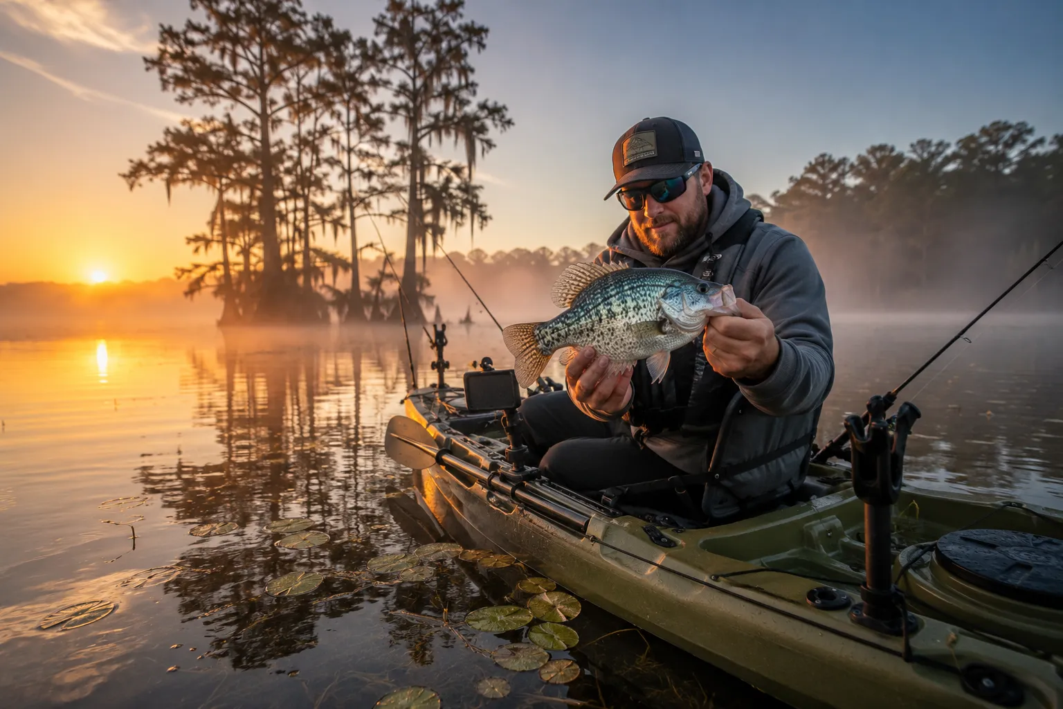 Kayak Crappie Fishing Tips