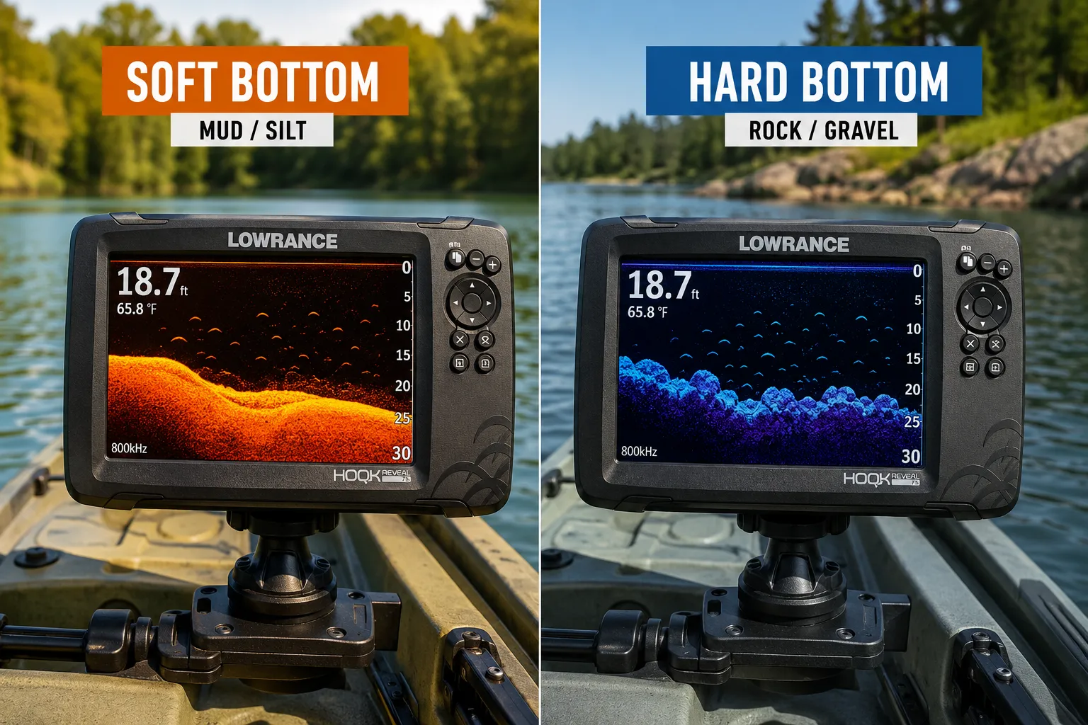 What Do the Different Colors Mean on a Fish Finder Screen